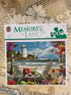 Memory Lane 1000 Piece Jigsaw Puzzle “Coastal Escape”